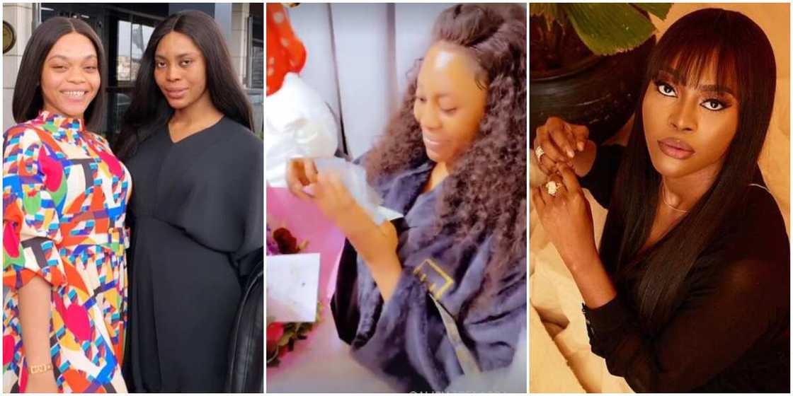 BBNaija's Lilo sprays sister several $100 Bills on birthday BBNaija's Lilo sprays sister several $100 Bills on birthday