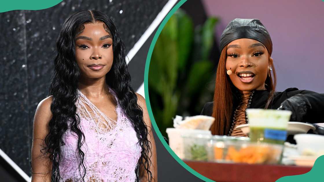 Lola Brooke attends the MTV Video Music Awards at UBS Arena, and she speaks onstage at Eats "Breakfast with Lola Brooke"