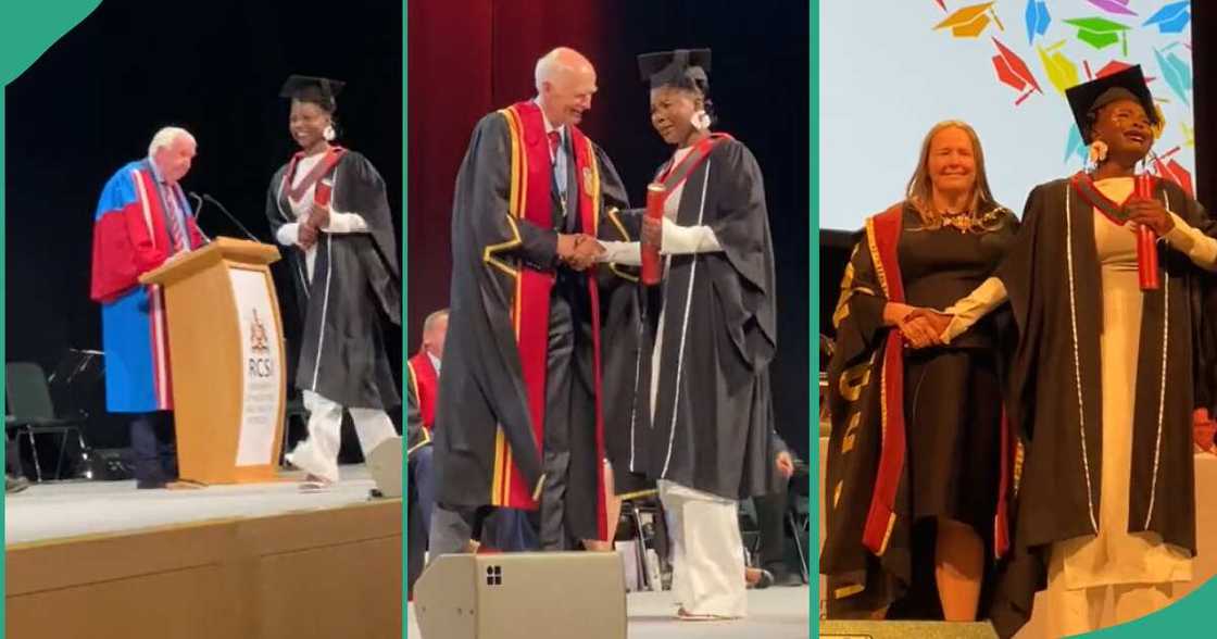 A Nigerian lady who graduated from RCSI. A Nigerian lady who graduated from RCSI.