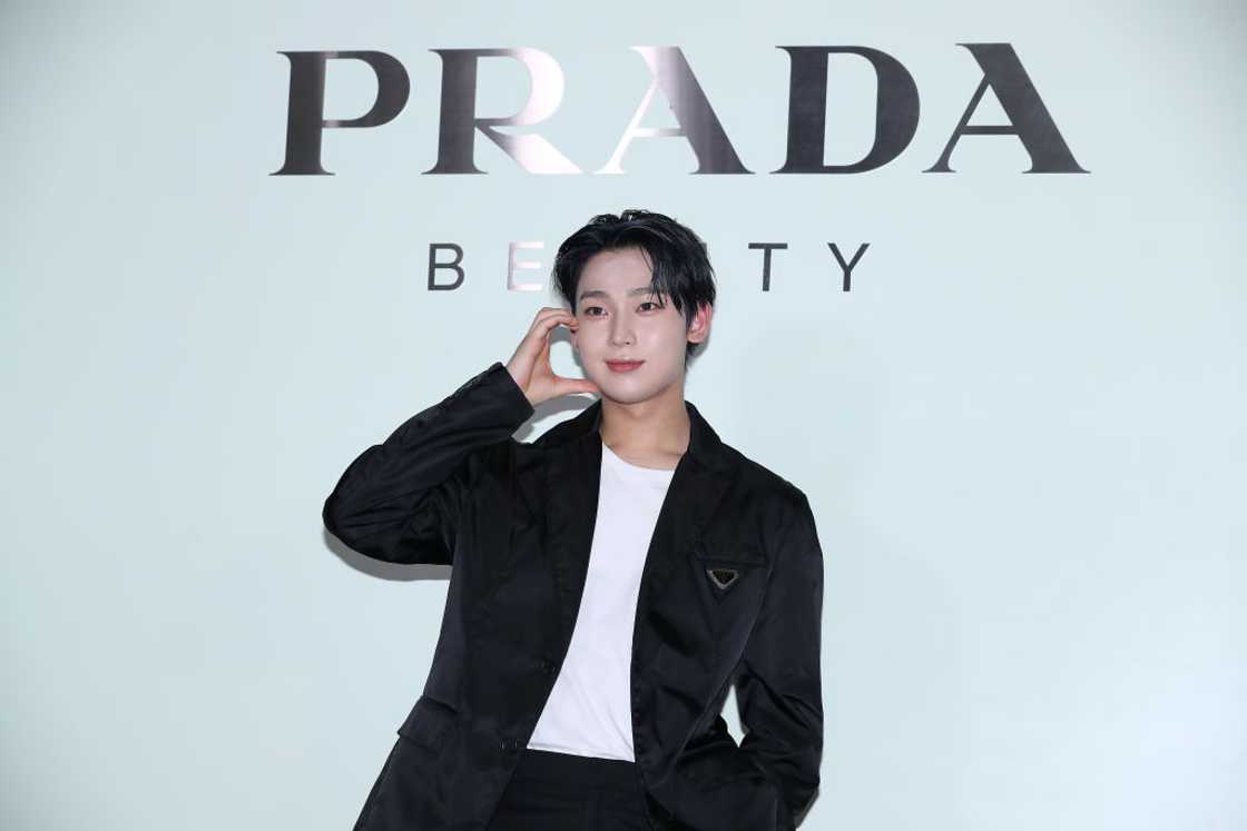 Sunoo of boy band ENHYPEN at The River in Seoul, South Korea Sunoo of boy band ENHYPEN at The River in Seoul, South Korea