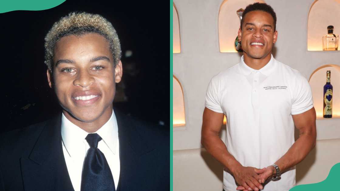 Actor Robert Ri'chard attends a film screening in 2001 (L). The actor an entertainment event in California in 2023 (R)