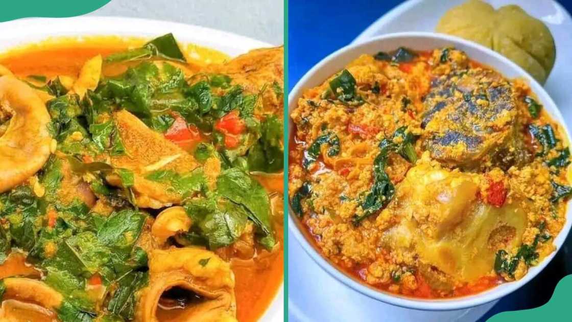 Nigerian bitter leaf soup Nigerian bitter leaf soup
