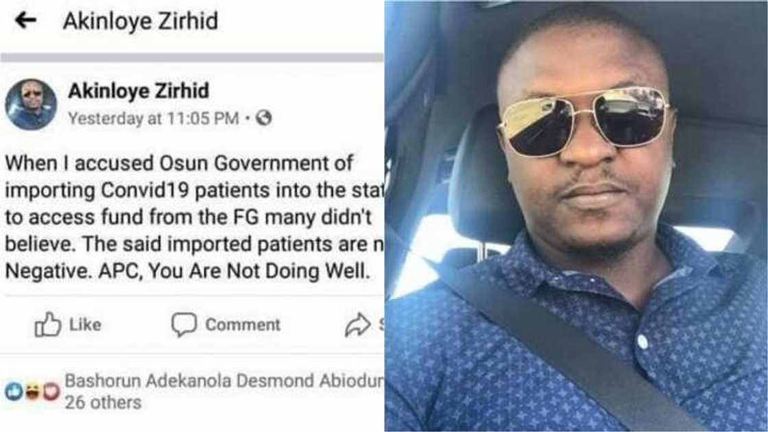 Baki shi ke yanka wuya: Rubutu a Facebook ya jefa wani mutumi gidan yari Baki shi ke yanka wuya: Rubutu a Facebook ya jefa wani mutumi gidan yari