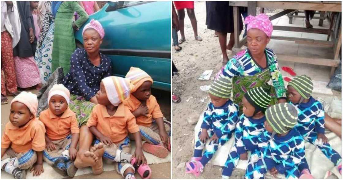 Woman known to beg with quadruplets in Abuja disappears after being told to prove maternity Woman known to beg with quadruplets in Abuja disappears after being told to prove maternity