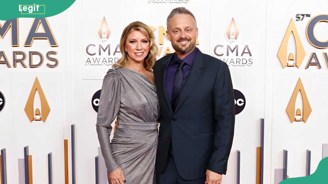 Laura Baines and Nate Bargatze at Bridgestone Arena Laura Baines and Nate Bargatze at Bridgestone Arena