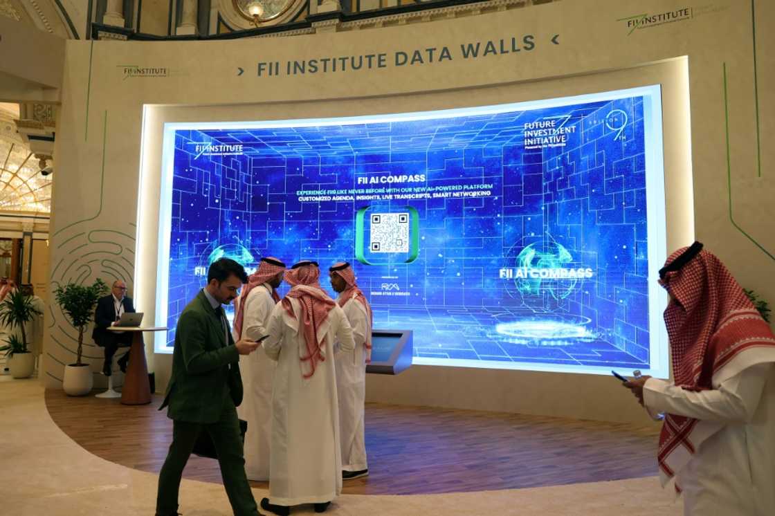 Artificial intelligence was on the agenda at the Future Investment Initiative Conference in Riyadh Artificial intelligence was on the agenda at the Future Investment Initiative Conference in Riyadh
