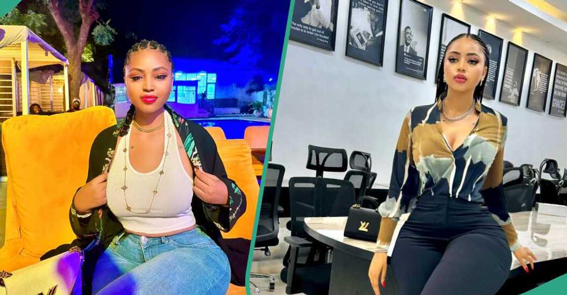 Regina Daniels glows on her lovely outfit Regina Daniels glows on her lovely outfit