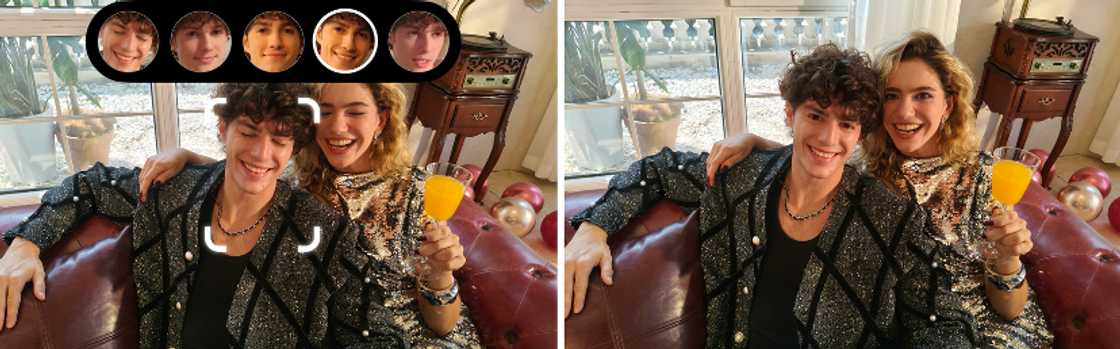 The AI Editor suite includes AI Recompose for professional-grade image adjustments and AI Perfect Shot for fixing unwanted expressions The AI Editor suite includes AI Recompose for professional-grade image adjustments and AI Perfect Shot for fixing unwanted expressions