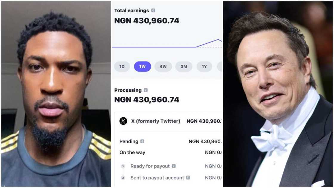 Elon Musk's X/Nigerian man got money. Elon Musk's X/Nigerian man got money.