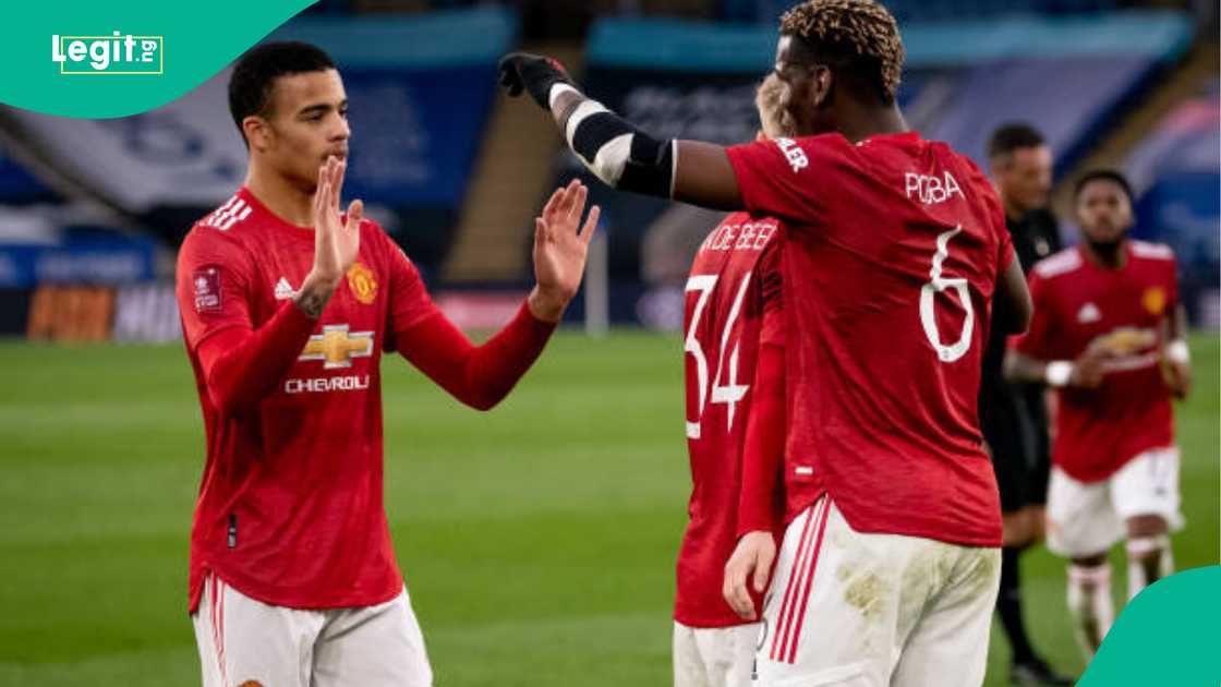 Manchester United, Mason Greenwood, Paul Pogba Manchester United, Mason Greenwood, Paul Pogba
