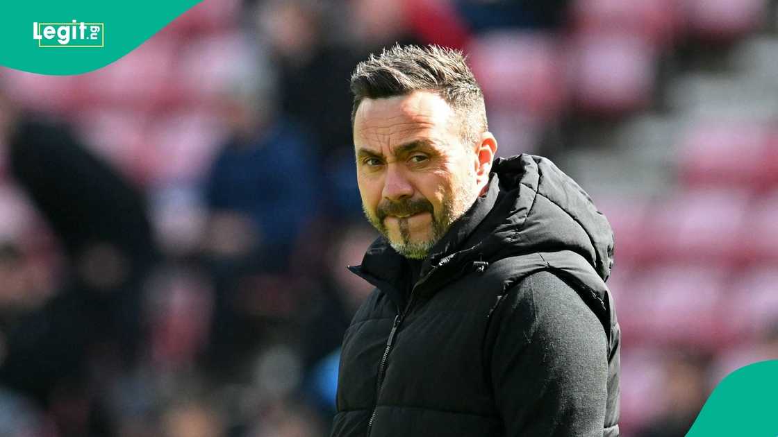 Roberto De Zerbi, Tottenham, Sunderland, Premier League, London, Europe. Roberto De Zerbi, Tottenham, Sunderland, Premier League, London, Europe.