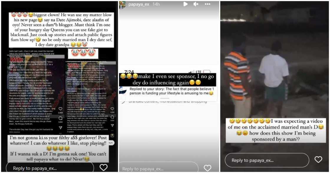 Papaya Ex reacts to dating married man claims. Papaya Ex reacts to dating married man claims.