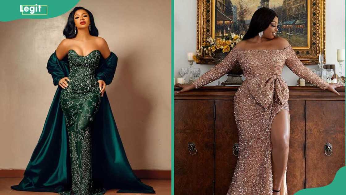 33 latest sequence gown styles with sequins in Nigeria (2024) - Legit.ng