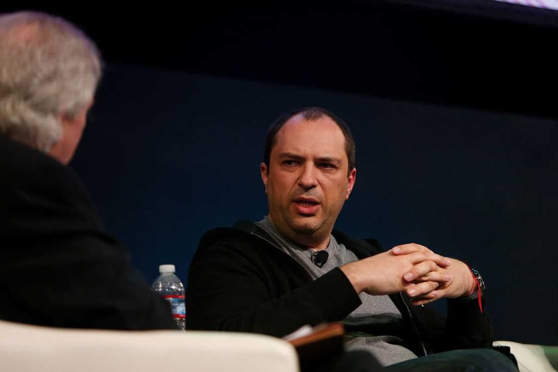 Jan Koum addresses the audience during Science Channel's "Silicon Valley: The Untold Story