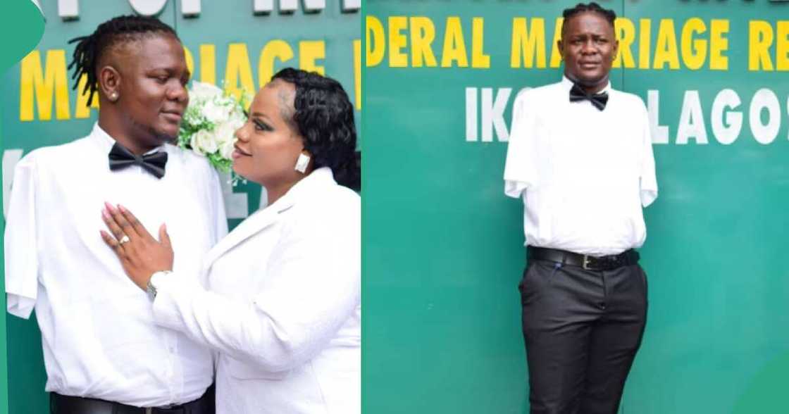 Man and his wife trend online. Man and his wife trend online.