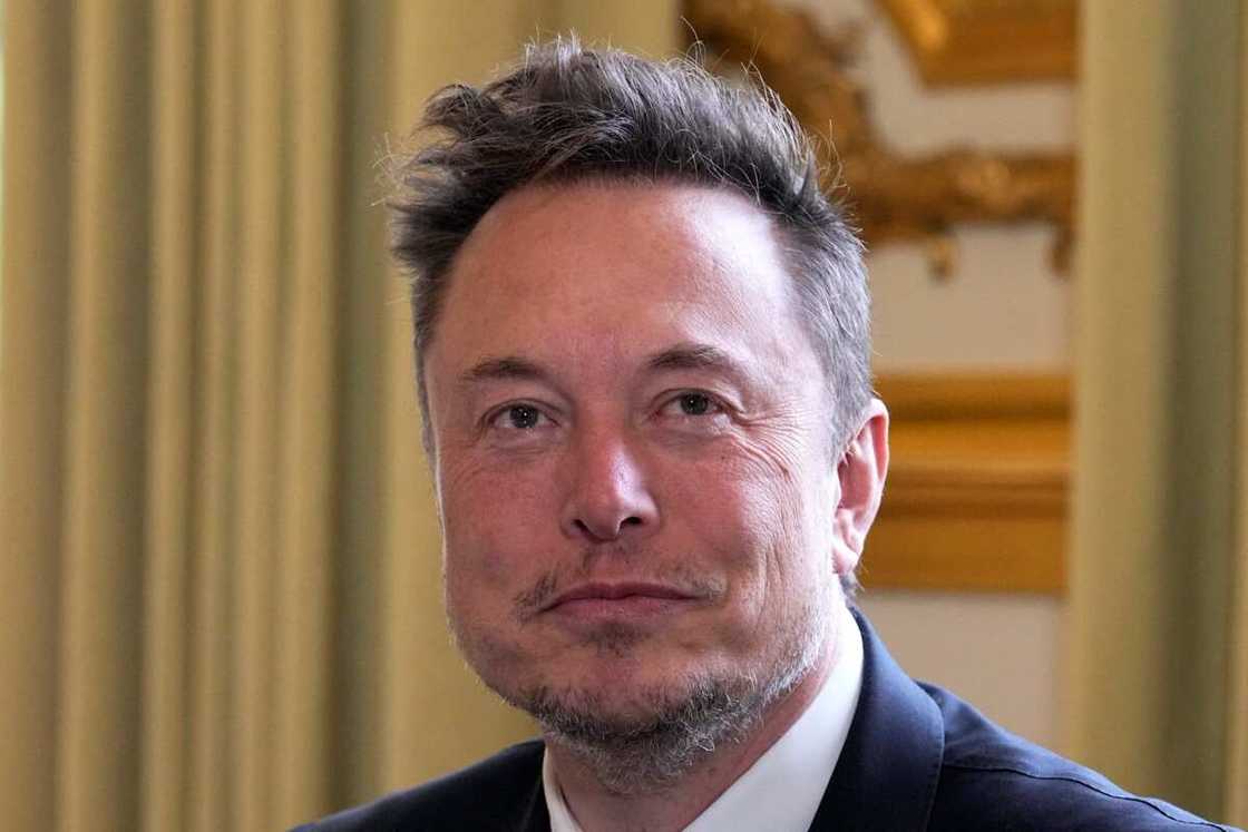 SpaceX, Twitter, and electric car maker Tesla CEO Elon Musk meet with France's President at the Elysee presidential palace in Paris