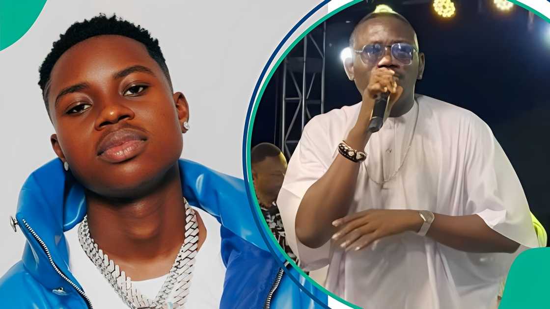 Peller and Segun Johnson among celebrity who attended Cute Abiola's show in Kwara state. Peller and Segun Johnson among celebrity who attended Cute Abiola's show in Kwara state.
