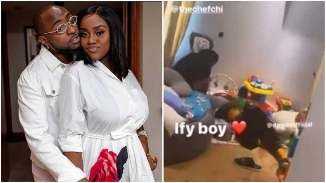 Davido’s lawyer shares video of singer, Chioma bonding with son Davido’s lawyer shares video of singer, Chioma bonding with son