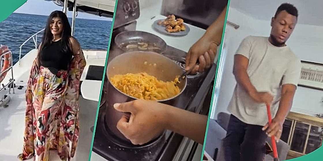 Nigerian woman shares video of husband performing house chores Nigerian woman shares video of husband performing house chores
