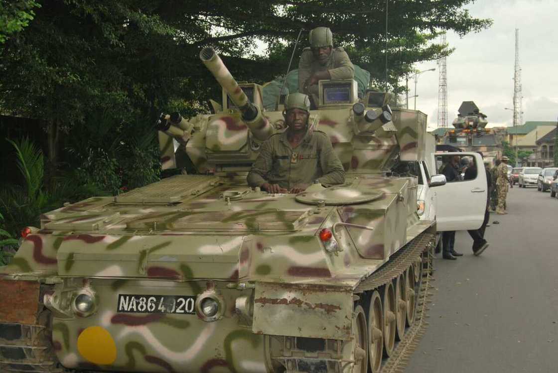 Nigerian Army says electrical fault caused explosion of armoured vehicle in Yobe Nigerian Army says electrical fault caused explosion of armoured vehicle in Yobe