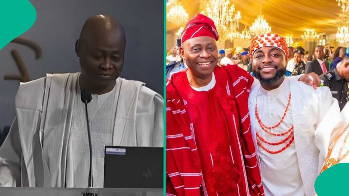 Davido's dad at Seventh Day Adventist conference. Davido's dad at Seventh Day Adventist conference.