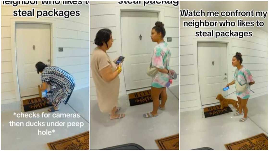 CCTV for home use/lady caught her neighbour. CCTV for home use/lady caught her neighbour.