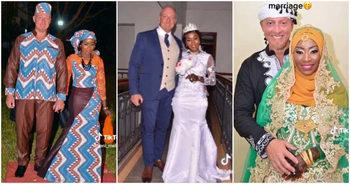 Haniyah Sacchi, Tanzanian mum of two, white man she met on Instagram