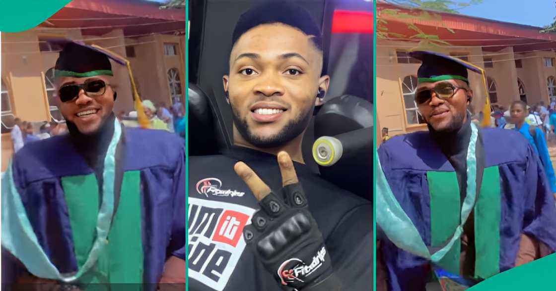 TASUED: Man Emerges Only First Class Graduate From His Department, Shares Video TASUED: Man Emerges Only First Class Graduate From His Department, Shares Video