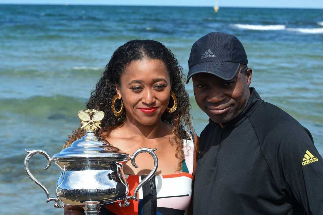 Leonard Francois and Naomi Osaka Leonard Francois and Naomi Osaka