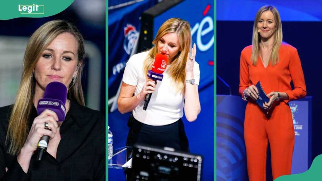 Mary Patrux, une journaliste sportive agguerrie.
Photo : Aurelien Meunier - FIFA/FIFA via Getty Images
Photo : Hugo Pfeiffer/Icon Sport via Getty Images
Photo : Johnny Fidelin/Icon Sport via Getty Images Mary Patrux, une journaliste sportive agguerrie.
Photo : Aurelien Meunier - FIFA/FIFA via Getty Images
Photo : Hugo Pfeiffer/Icon Sport via Getty Images
Photo : Johnny Fidelin/Icon Sport via Getty Images
