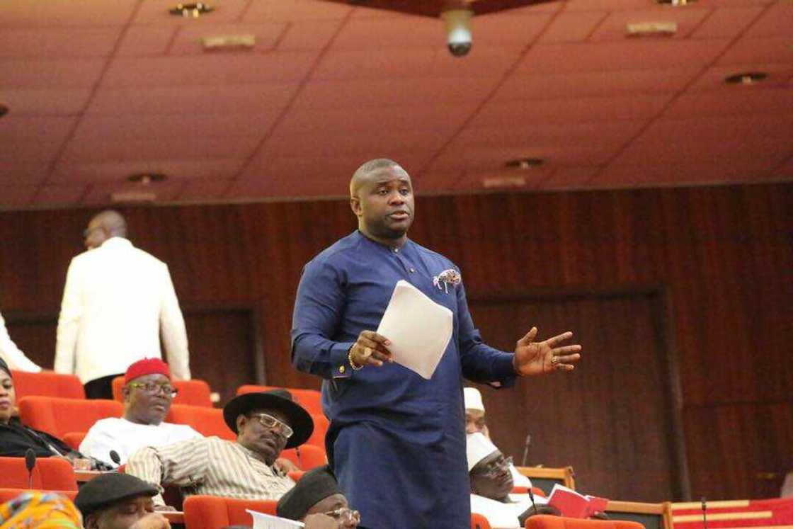 Senator Bassey Albert donates palliatives worth millions to constituents Senator Bassey Albert donates palliatives worth millions to constituents