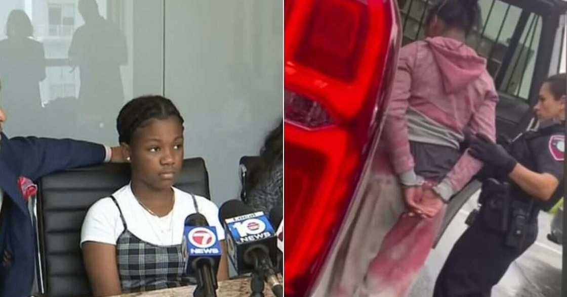 Nia Whims was arrested after someone threatened her school Nia Whims was arrested after someone threatened her school