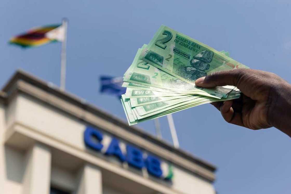 The Zimbabwean dollar was revived in 2019 but has tumbled in value over the past year The Zimbabwean dollar was revived in 2019 but has tumbled in value over the past year