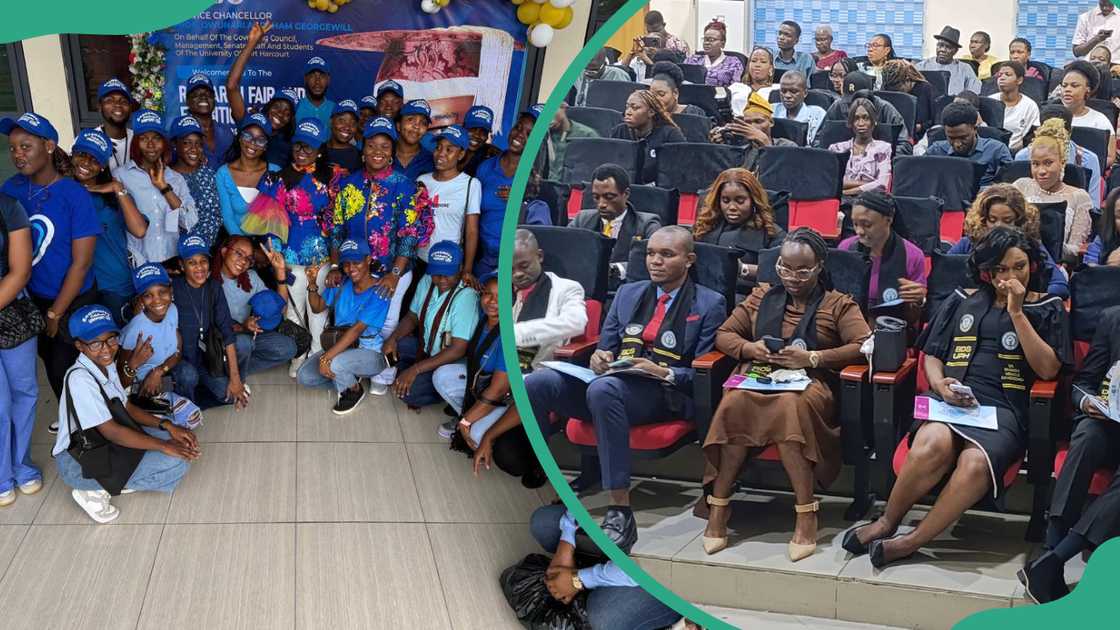 UNIPORT students attending academic events