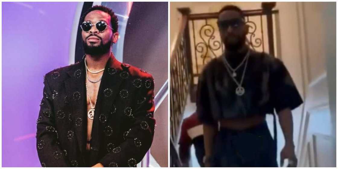 D'banj dons a crop top in photo D'banj dons a crop top in photo