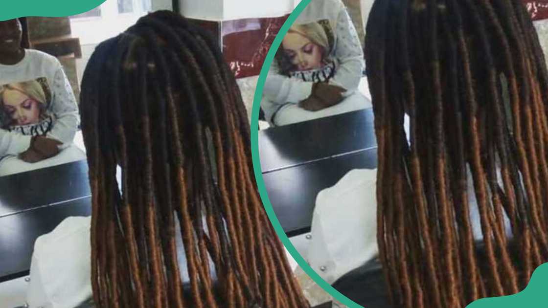 Faux with curls Faux with curls