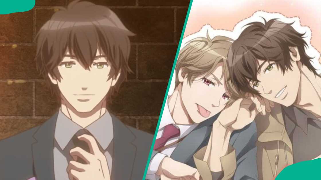 Yes, No, or Maybe? characters Tsuzuki and Kei Yes, No, or Maybe? characters Tsuzuki and Kei
