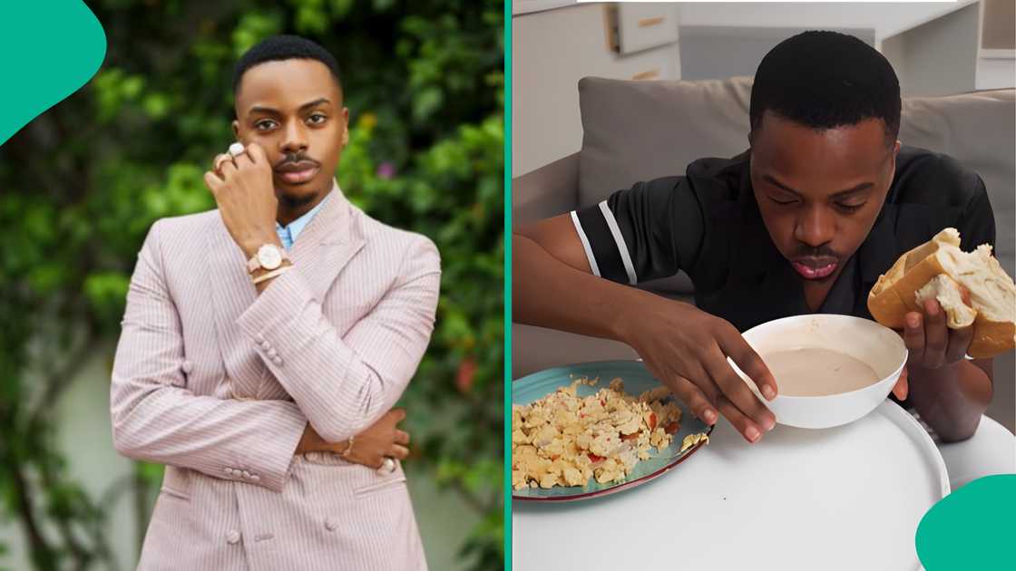 Enioluwa Adeoluwa eats 12 eggs and 1 loaf of bread