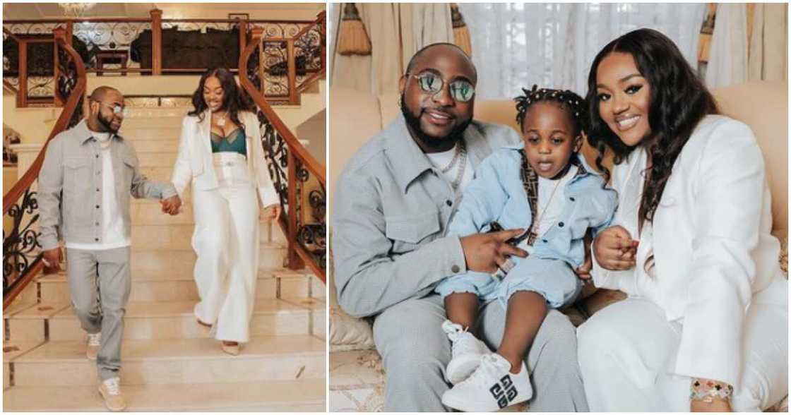 Official photos of Davido and Chioma from Ifeanyi's 3rd birthday party.