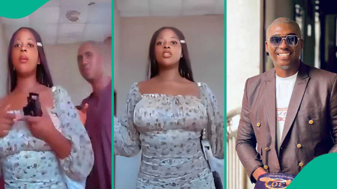 Man blames UNIZIK lecturer Dr Okoye for walking into girl's video. Man blames UNIZIK lecturer Dr Okoye for walking into girl's video.
