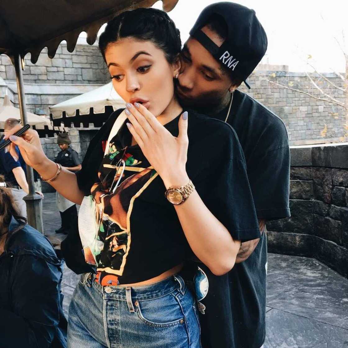 Rapper Tyga and Kylie Jenner Rapper Tyga and Kylie Jenner