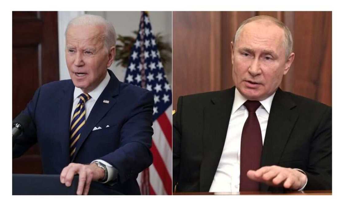 US President, Joe Biden and Vladimir Putin of Russia