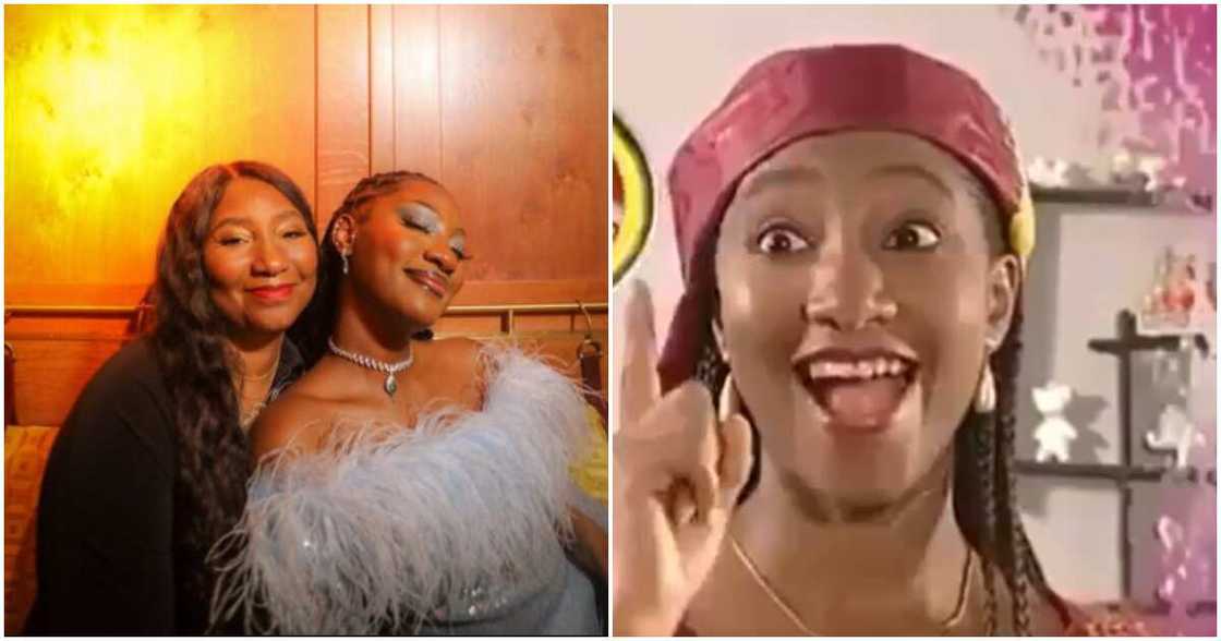 Singer Tems shares image of herself and her mum