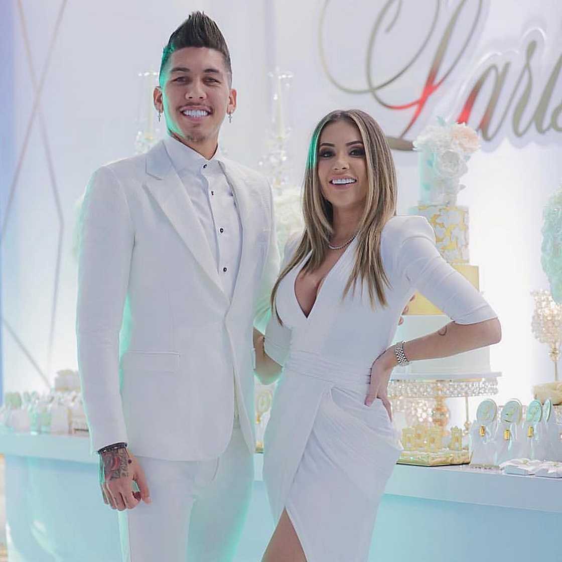 Roberto Firmino's wife Roberto Firmino's wife