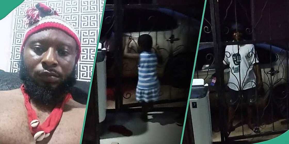 Little girl welcomes dad from work in sweet way Little girl welcomes dad from work in sweet way