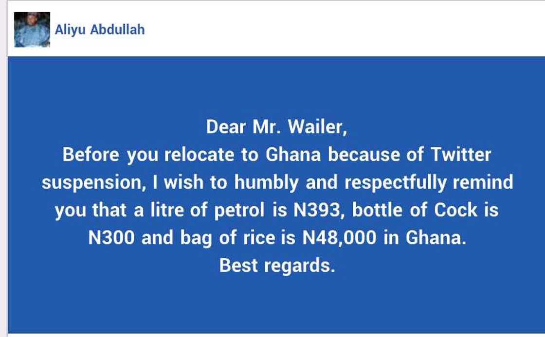 Kafin ku koma Ghana saboda Twitter, buhun shinkafarsu N48,000 ne, Hadimin Aisha Buhari