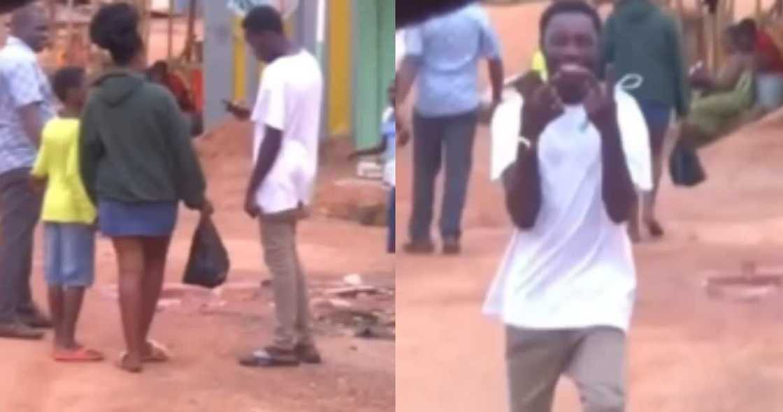 Boy takes girl's number in front of her father Boy takes girl's number in front of her father