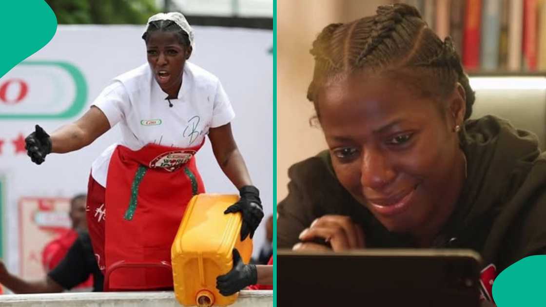 Hilda Baci makes changes to her Instagram bio after setting new Guinness World Record for the largest serving of Nigerian Jollof rice. Hilda Baci makes changes to her Instagram bio after setting new Guinness World Record for the largest serving of Nigerian Jollof rice.