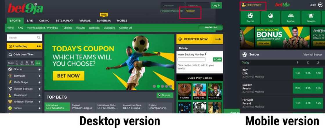 How to open Bet9ja account?