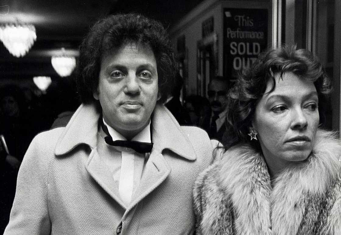Billy Joel and his ex-wife, Elizabeth Weber, appear together at a party Billy Joel and his ex-wife, Elizabeth Weber, appear together at a party